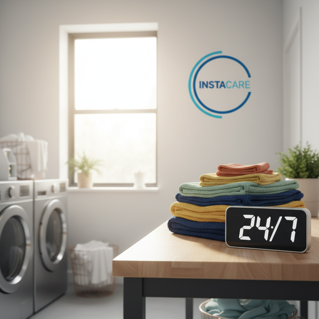 24 hr Laundry Near Me | On-Demand Laundry Service | Instacare