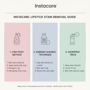 How to Remove a Lipstick Stain: Easy & Effective Tips | Instacare